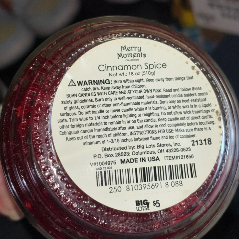 Goose Creek Cinnamon Spice jar candle